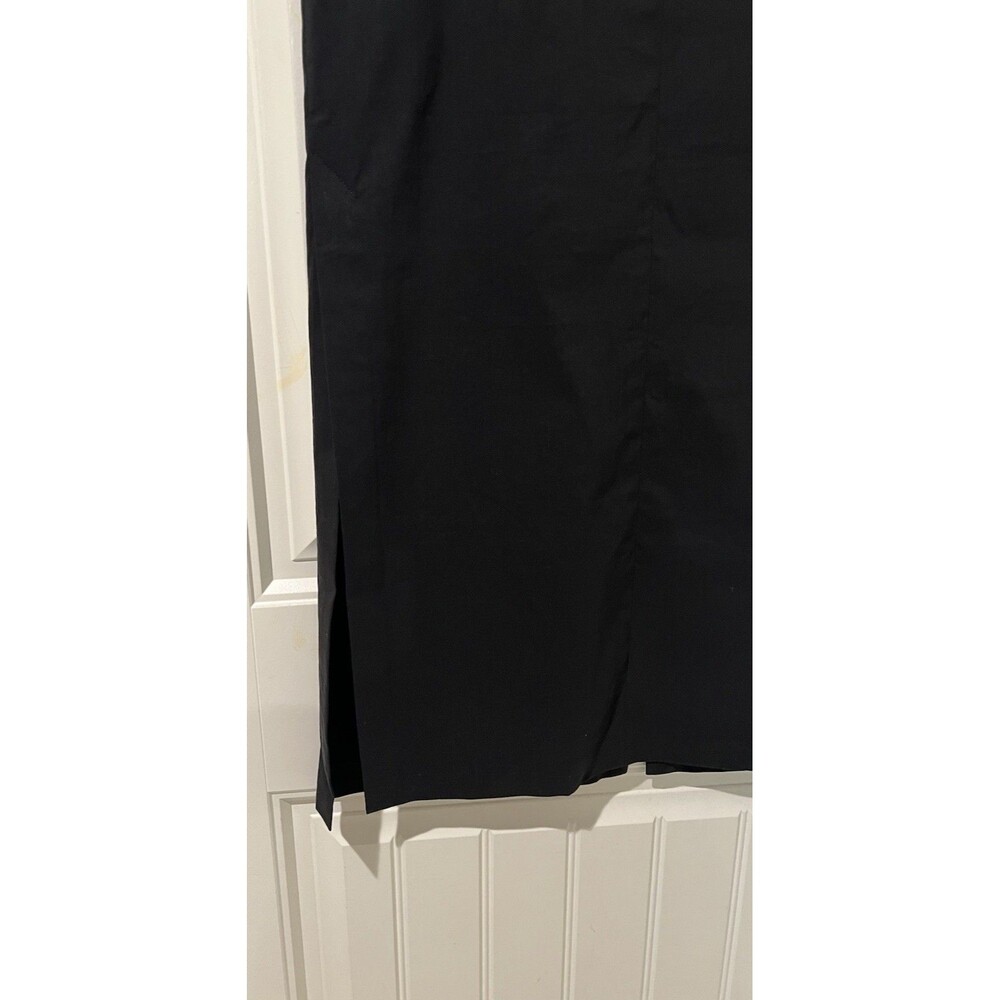 COS Tailored Linen-Blend Maxi Slit Skirt Size 8 Black Minimalist Classic NWT - Picture 13 of 13